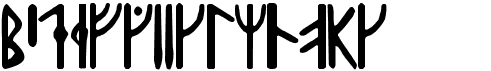preview image of the Harald Runic font