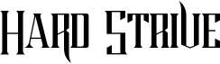 preview image of the Hard Strive font