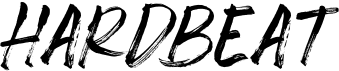preview image of the Hardbeat font