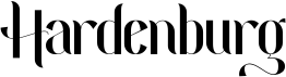 preview image of the Hardenburg font