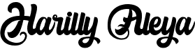 preview image of the Harilly Aleya font