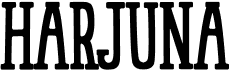 preview image of the Harjuna font