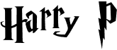 preview image of the Harry P font