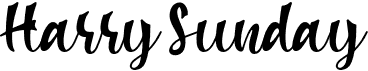 preview image of the Harry Sunday font