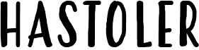 preview image of the Hastoler font
