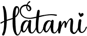 preview image of the Hatami font