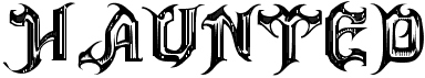 preview image of the Haunted font
