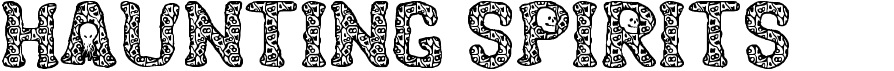 preview image of the Haunting Spirits font