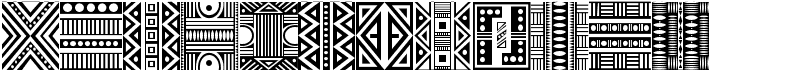 preview image of the Haus Ethnik Dingbats font