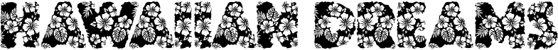 preview image of the Hawaiian Dreams font