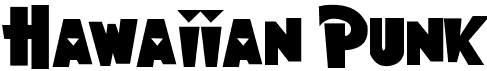 preview image of the Hawaiian Punk font