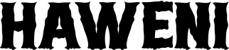 preview image of the Haweni font