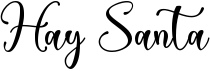 preview image of the Hay Santa font