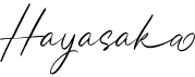 preview image of the Hayasaka font