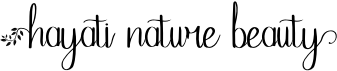 preview image of the Hayati Nature Beauty font