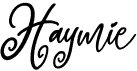 preview image of the Haymie font