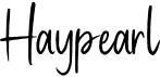 preview image of the Haypearl font