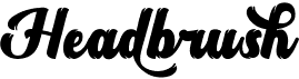 preview image of the Headbrush font