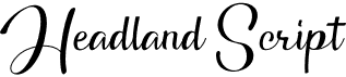 preview image of the Headland Script font