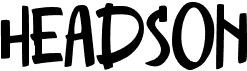preview image of the Headson font