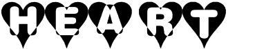 preview image of the Heart font