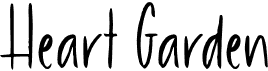 preview image of the Heart Garden font