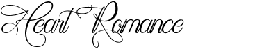 preview image of the Heart Romance font