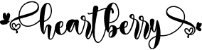 preview image of the Heartberry font