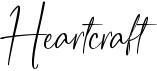 preview image of the Heartcraft font