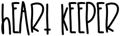 preview image of the Heart Keeper font