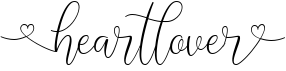 preview image of the Heartlover font