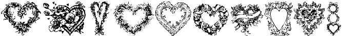 preview image of the Hearts of Lime font