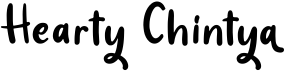 preview image of the Hearty Chintya font