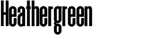 preview image of the Heathergreen font