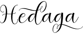 preview image of the Hedaga font