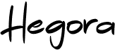 preview image of the Hegora font