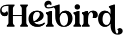 preview image of the Heibird font