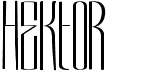preview image of the Hektor font