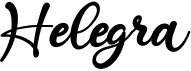 preview image of the Helegra font