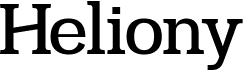 preview image of the Heliony font