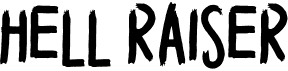 preview image of the Hell Raiser font