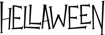 preview image of the Hellaween font