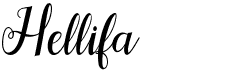 preview image of the Hellifa font