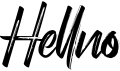 preview image of the Hellno font