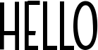 preview image of the Hello font