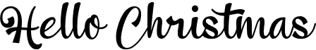 preview image of the Hello Christmas font