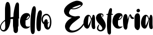 preview image of the Hello Easteria font