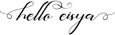 preview image of the Hello Eisya font