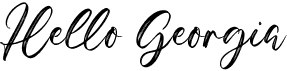 preview image of the Hello Georgia font