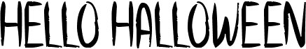 preview image of the Hello Halloween font